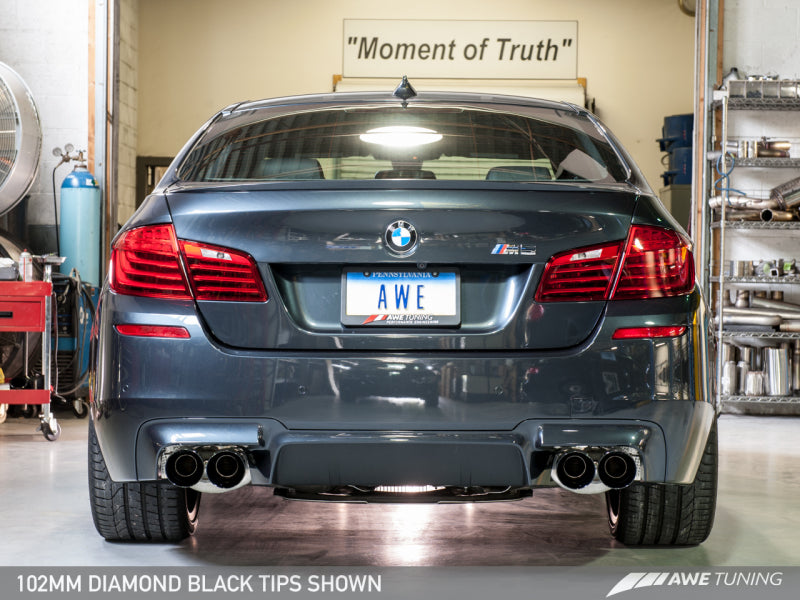 AWE Tuning BMW F10 M5 Touring Edition Axle-Back Exhaust Diamond - 3015-43066-C-Dub Tech