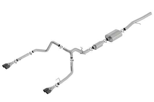 Borla 19 Chevrolet Silverado/GMC Sierra 1500 6.2L SS (S-Type) Catback - 140774BC