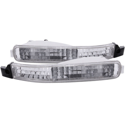 ANZO 1992-1993 Honda Accord Euro Parking Lights Chrome - 511007