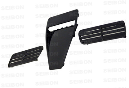 Seibon 08-09 Mitsubishi Evo X Carbon Fiber Hood Scoop - - HDS0809MITEVOX-OE