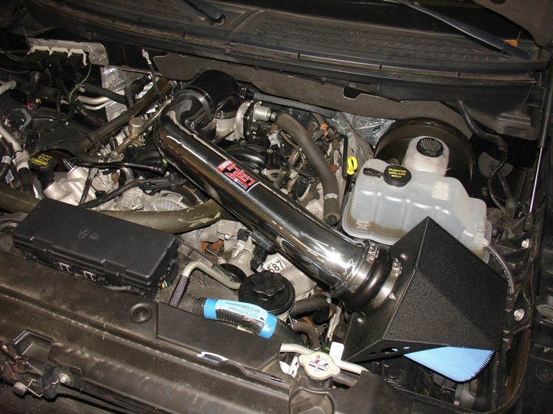 Injen 09-10 Ford F-150 V8 5.4L Wrinkle Black Power-Flow Air - PF9014WB