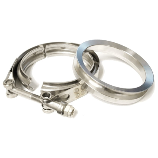 ATP V-Band Clamp 4.21 Marmon/V-band Downpipe, 4in exit, Borg Warner - ATP-CLC-CLA-286-C-Dub Tech