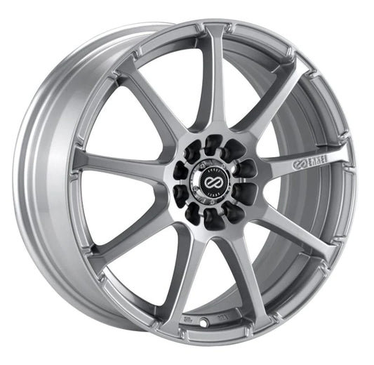Enkei EDR9 16x7 5x100/114.3 45mm offset 72.6 Bore Diameter Silver - 441-670-0245SP