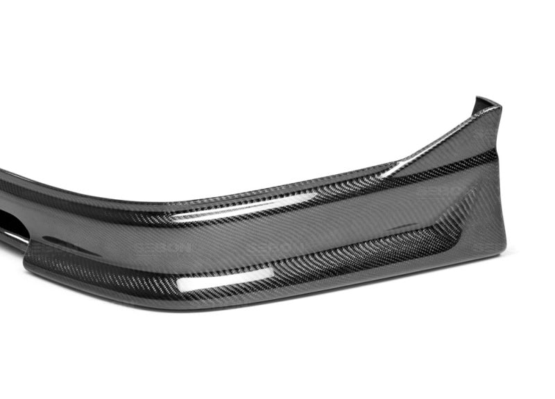 Seibon 02-03 Subaru WRX CW Carbon Fiber Rear Lip - RL0203SBIMP-CW