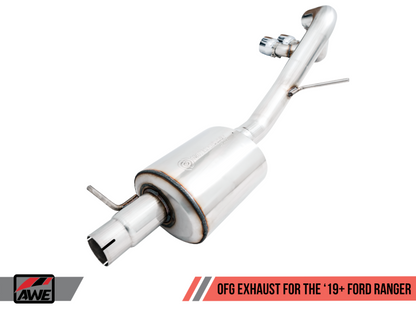 AWE Tuning 2019+ Ford Ranger 0FG Performance Exhaust System w/Chrome - 3015-22072-C-Dub Tech