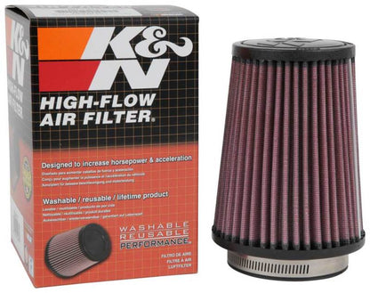K&N Filter Universal Rubber Filter 3  Flange 4 1/2 Base - RU-5111