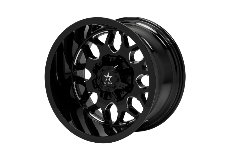 RBP 73R ATOMIC GLOSS BLK MACHINED GROOVES