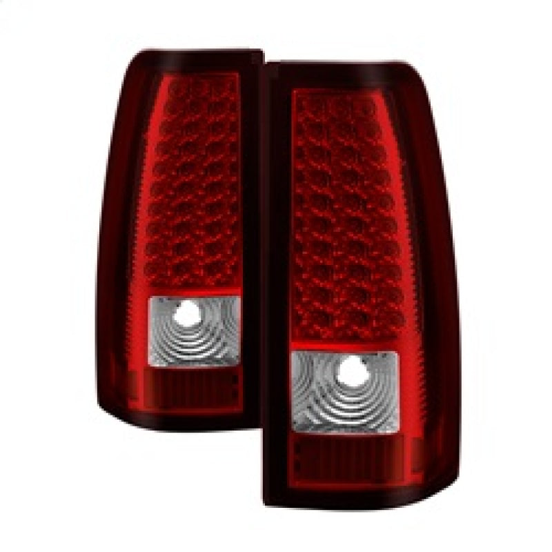 Xtune Chevy Silverado 1500/2500/3500 03-06 LED Tail Lights Red Clear - 5008787