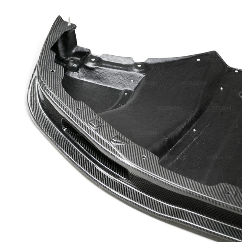 Seibon 12-13 Nissan GTR R35 VS-Style Carbon FIber Front Lip - FL1213NSGTR-VS