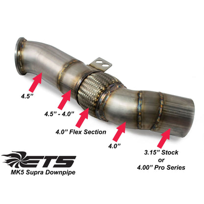 ETS 2020+ Toyota Supra GESI High Flow Downpipe