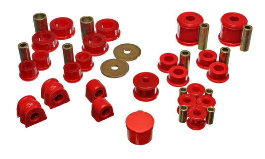 Energy Suspension 02-06 Subaru Impreza/WRX Red Hyper-Flex Master Bushing Set - 19.18101R