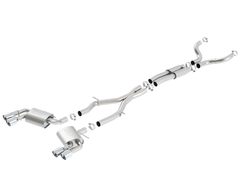 Borla 16-17 Camaro SS 6.2L Dual Tip Dual Split Rear - 140687