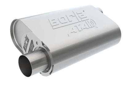 Borla CrateMuffler SBC Hot 350/383 3inch Offset/Offset 14in x 4.35in - 400841