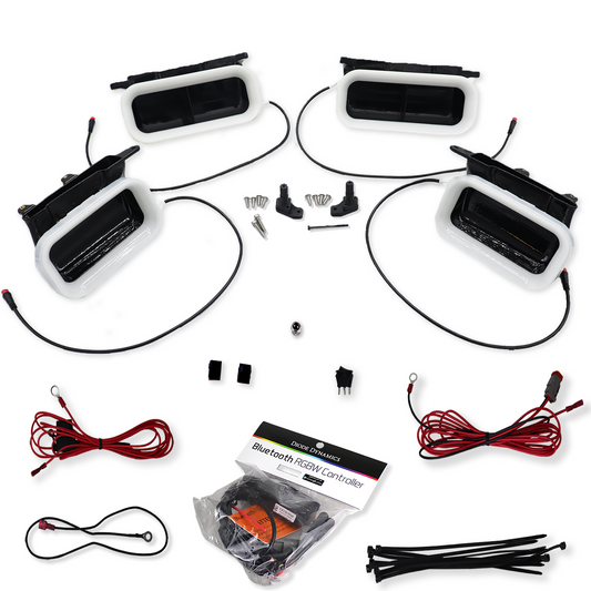 2018-2020 Ford F-150 and 2021-2022 Ford F-150 Raptor Quad BIG MOUTH "LIT KIT" Ram Air Intake Snorkels-C-Dub Tech