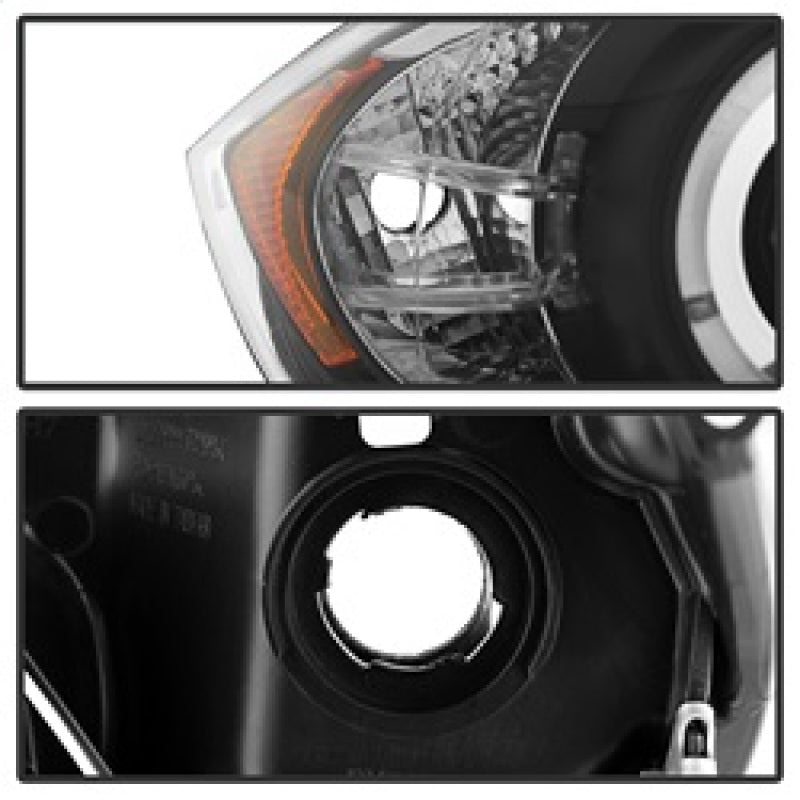 Spyder BMW E90 3-Series 06-08 Projector LED Halo Amber Reflctr - 5009005