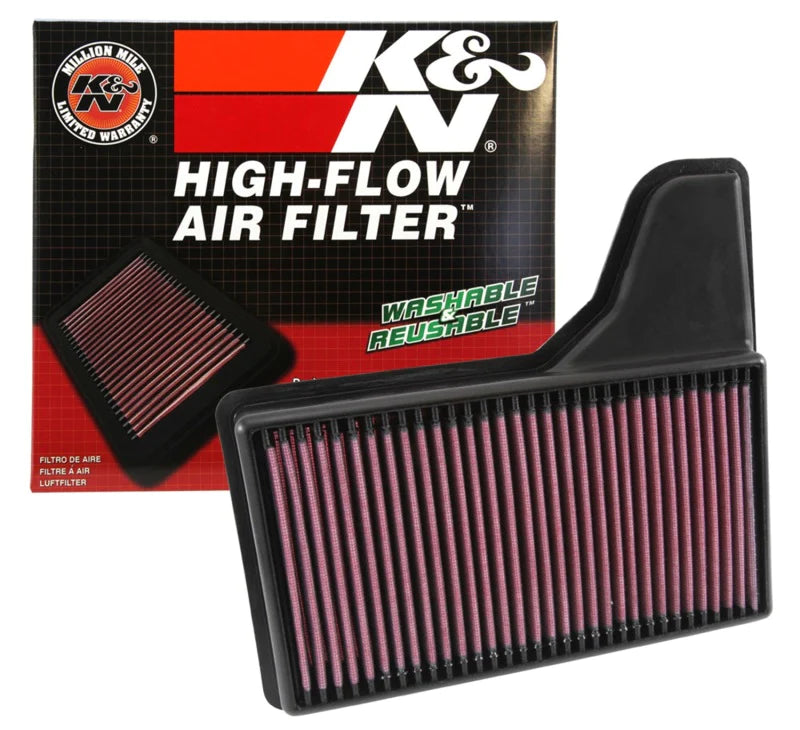 K&N Replacement Panel Air Filter for 2015 Ford Mustang 2.3L - 33-5029