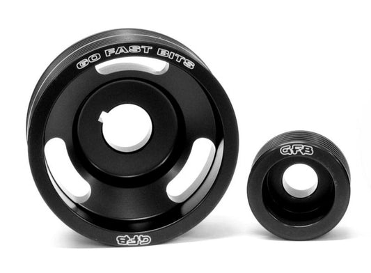 GFB 02-10 WRX/STI 2 Piece Under-Drive Pulley Kit w/ Belts - 2001