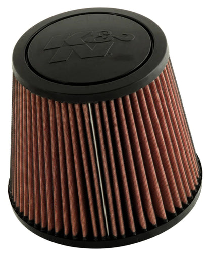 K&N Universal Rubber Filter-Round Tprd 4.875in Flange ID x 9in - RU-5172