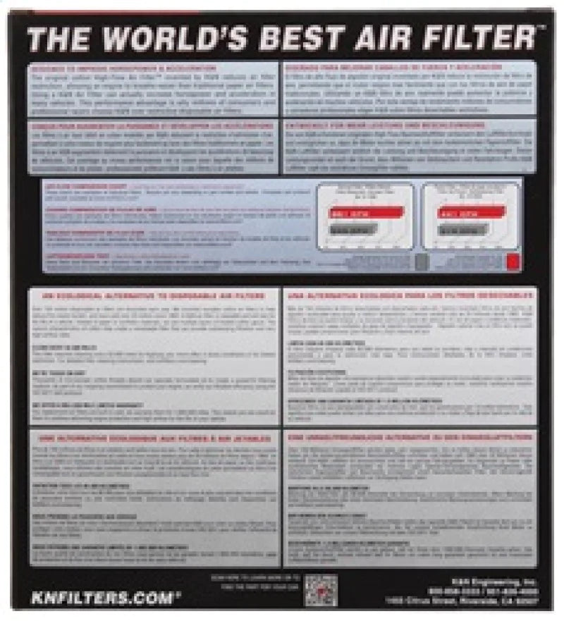 K&N 2015 Volkswagen Polo L4-1.8L Replacement Air Filter - 33-3035