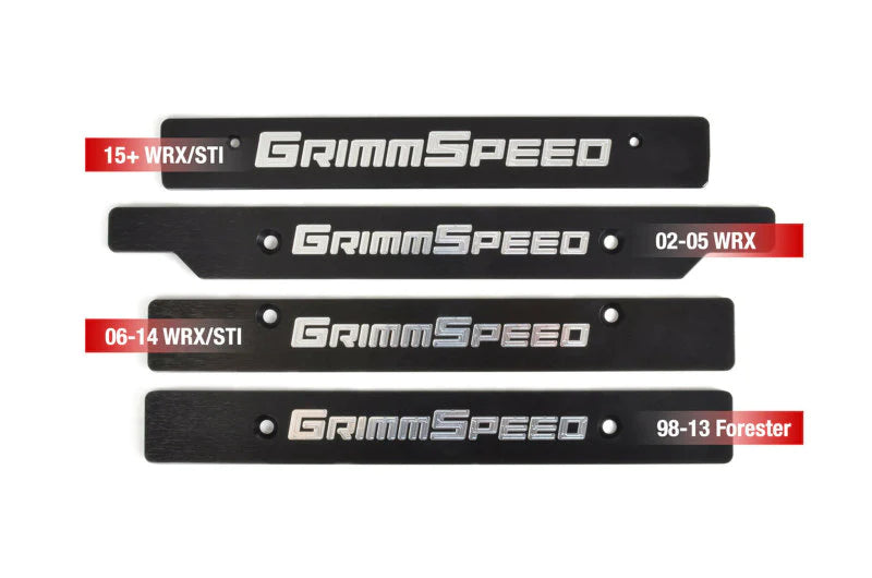 GrimmSpeed 02-05 Subaru Impreza WRX/STi License Plate Delete Plate - 094078