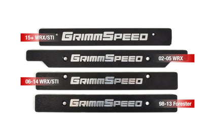 GrimmSpeed 02-05 Subaru Impreza WRX/STi License Plate Delete Plate - 094078