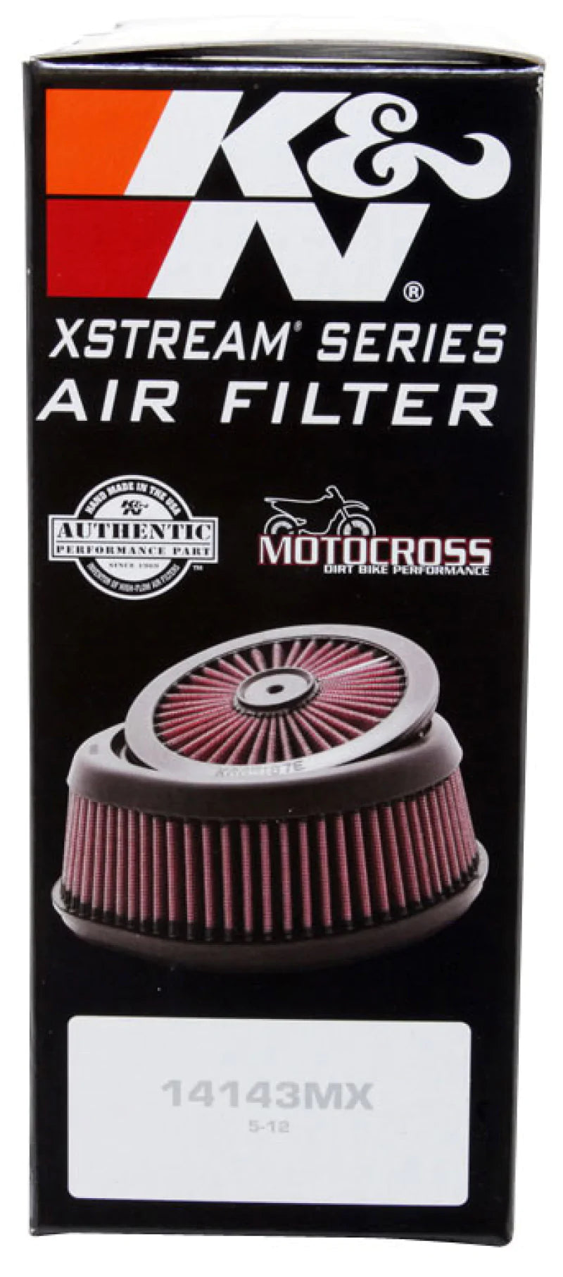 K&N 06-13 Kawasaki KX250F/KX450F Replacement Air Filter - KA-2506XD