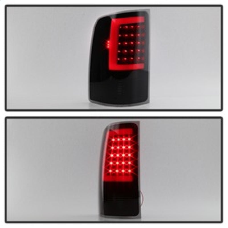 xTune 07-13 GMC Sierra 1500 LED Tail Lights - Black - 9038518