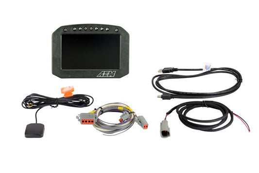 AEM CD-5G Carbon Flush Digital Dash Display w/ Internal 20Hz - 30-5602F