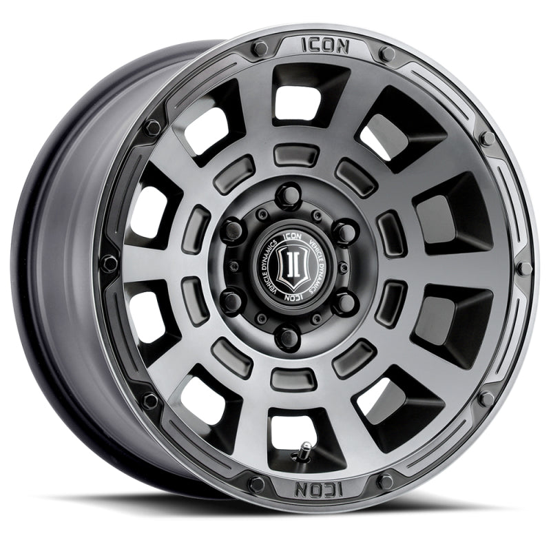 ICON THRUST SMOKED SATIN BLACK TINT
