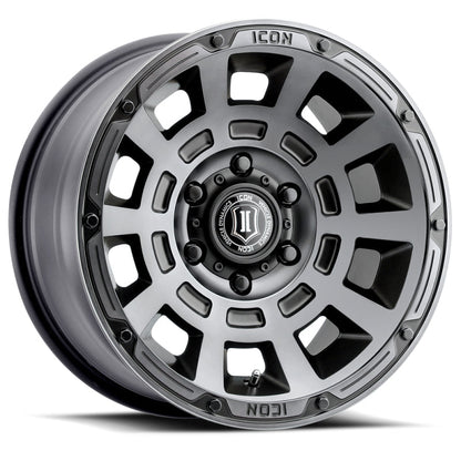 ICON THRUST SMOKED SATIN BLACK TINT