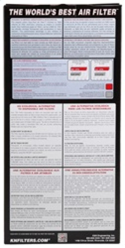 K&N 2019 Jeep Cherokee L4-2.0L F/I Turbo Replacement Drop In - 33-5088