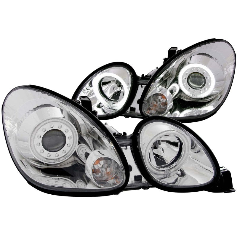 ANZO 1998-2005 Lexus Gs300 Projector Headlights w/ Halo Chrome - 121143-C-Dub Tech