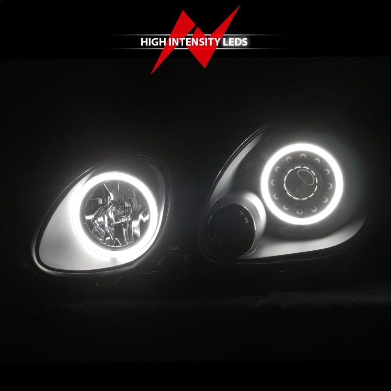 ANZO 1998-2005 Lexus Gs300 Projector Headlights w/ Halo Black - 121144-C-Dub Tech