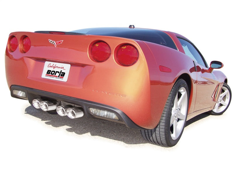Borla 05-08 Chevrolet Corvette Coupe/Conv 6.0L/6.2L 8cyl 4spd/6spd RWD inS-Type - 140452-C-Dub Tech