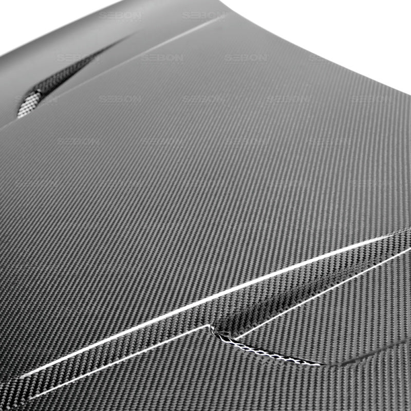 Seibon 2012+ Volkswagen Golf MK7 TM-Style Carbon Fiber Hood - HD12VWG7-TM