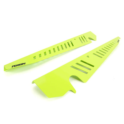 Perrin 2015+ Subaru WRX/STI Fender Shroud Set - Neon Yellow - PSP-ENG-550NY