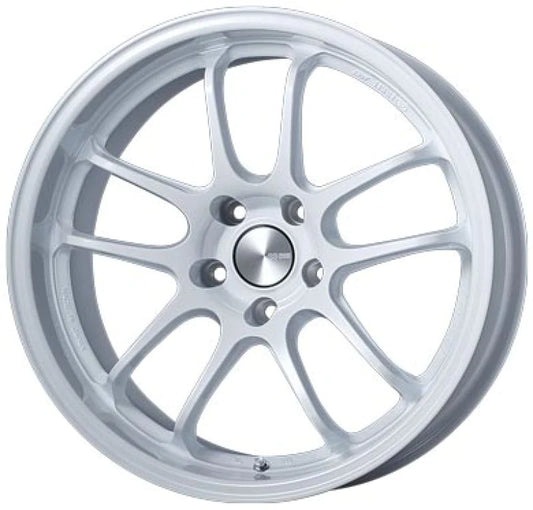 Enkei PF01EVO 17x9.5 0mm Offset 5x114.3 75mm Bore Pearl White - 489-795-6500WP