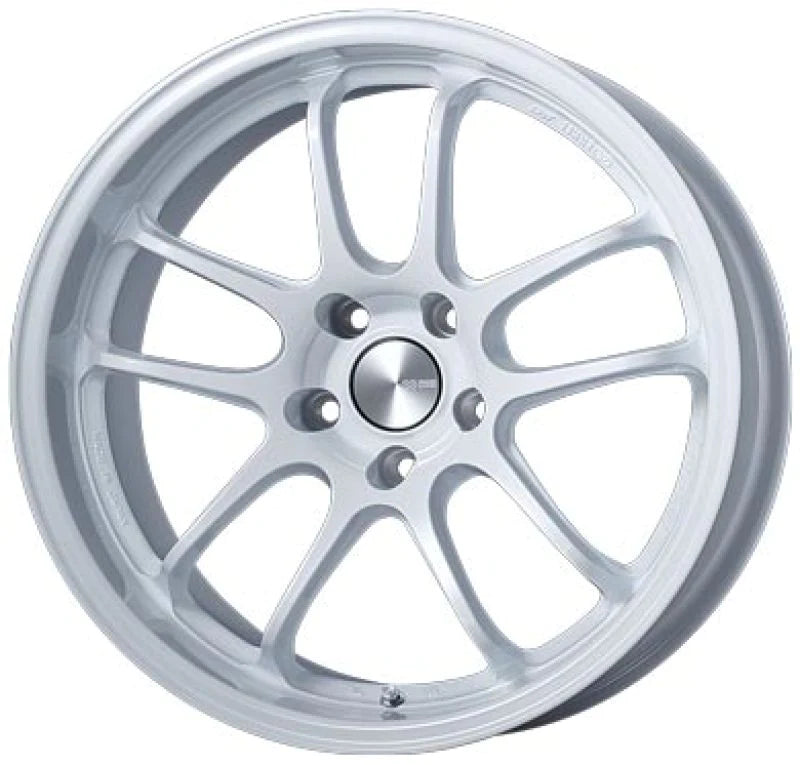 Enkei PF01EVO 18x10.5 15mm Offset 5x114.3 75mm Bore Pearl White - 489-8105-6515WP