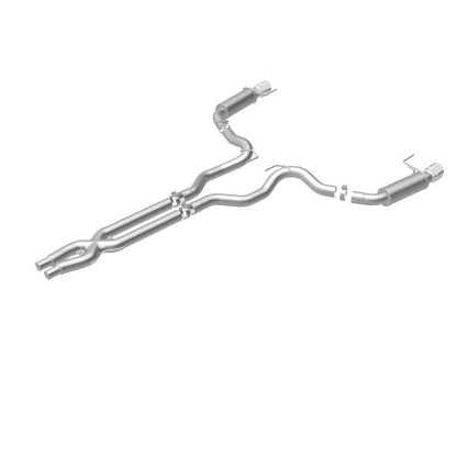 MagnaFlow Cat Back, SS, 3in, Competition, Dual Split Polished 4.5in - 19101