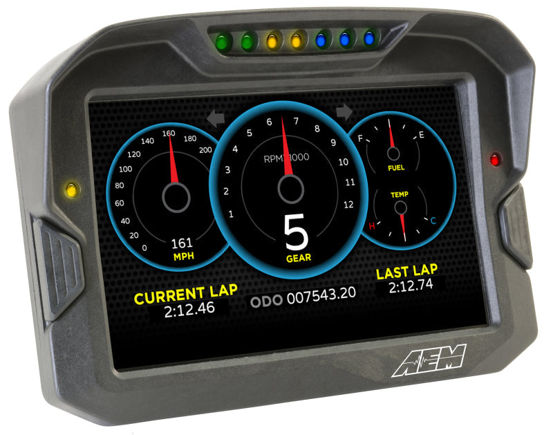 AEM CD-7 Non Logging Race Dash Carbon Fiber Digital Display - 30-5700-C-Dub Tech