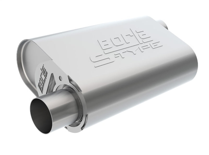 Borla CrateMuffler SBC 283/327/350 2.25 inch Offset In/Out 14in x - 400846