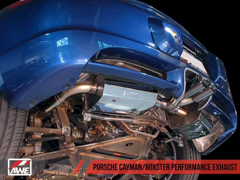 AWE Tuning Optional Porsche 987 Cayman/S Boxster/S Muffler Tip Set - 3010-23014-C-Dub Tech