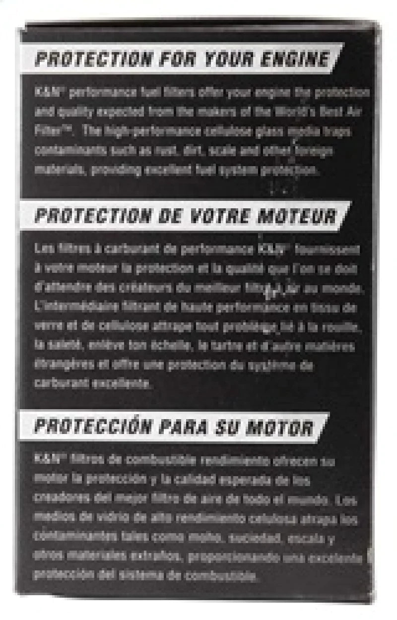 K&N Fuel Filter 88-01 Acura Integra 1.8L, 94-98 Honda Accord - PF-1200