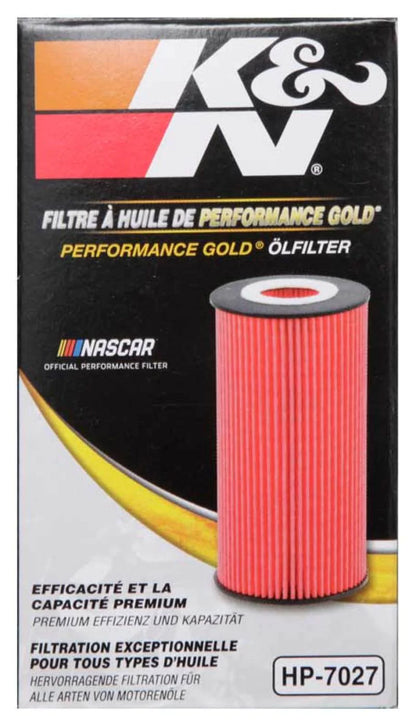 K&N Performance Oil Filter for 09-19 GM 1.4L / 1.6L - HP-7027