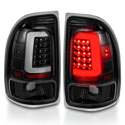 ANZO 1997-2004 Dodge Dakota LED Taillights Black Housing Clear Lens - 311347-C-Dub Tech