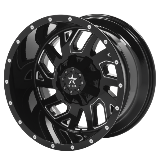 RBP 65R GLOCK GLOSS BLACK MACHINED GROOVES