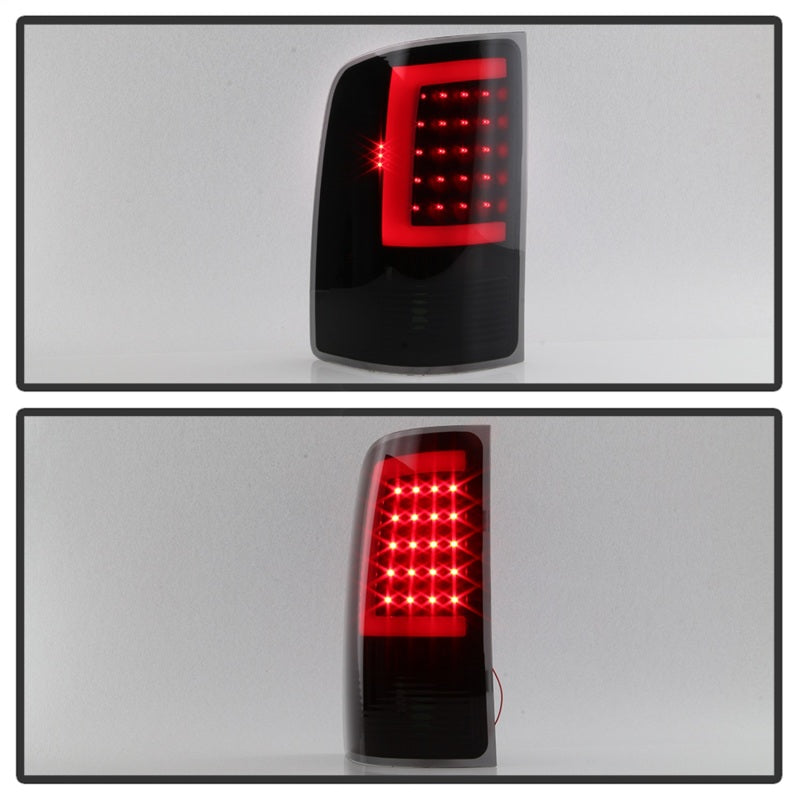 xTune 07-13 GMC Sierra 1500 LED Tail Lights - Black - 9038518