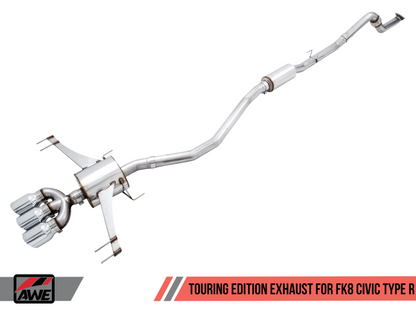 AWE Tuning 2017+ Honda Civic Type R Touring Edition Exhaust - 3015-52004-C-Dub Tech