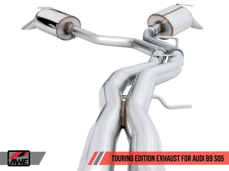 AWE Tuning Audi B9 SQ5 Resonated Touring Edition Cat-Back Exhaust - 3015-31016-C-Dub Tech