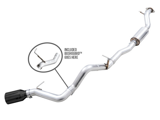 AWE Tuning 2021+ Ford Bronco 0FG Single Rear Exit Exhaust - 3015-23789-C-Dub Tech